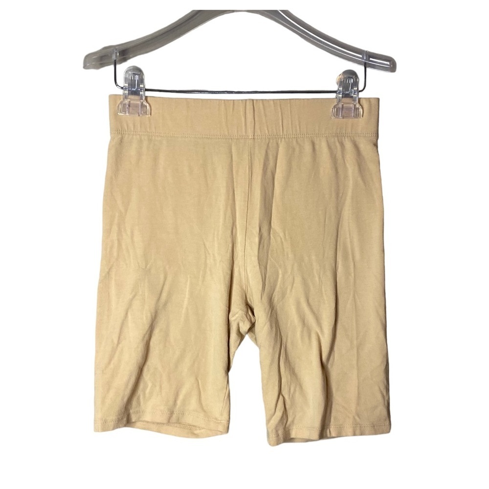 Forever 21 Beige Cream Biker Shorts